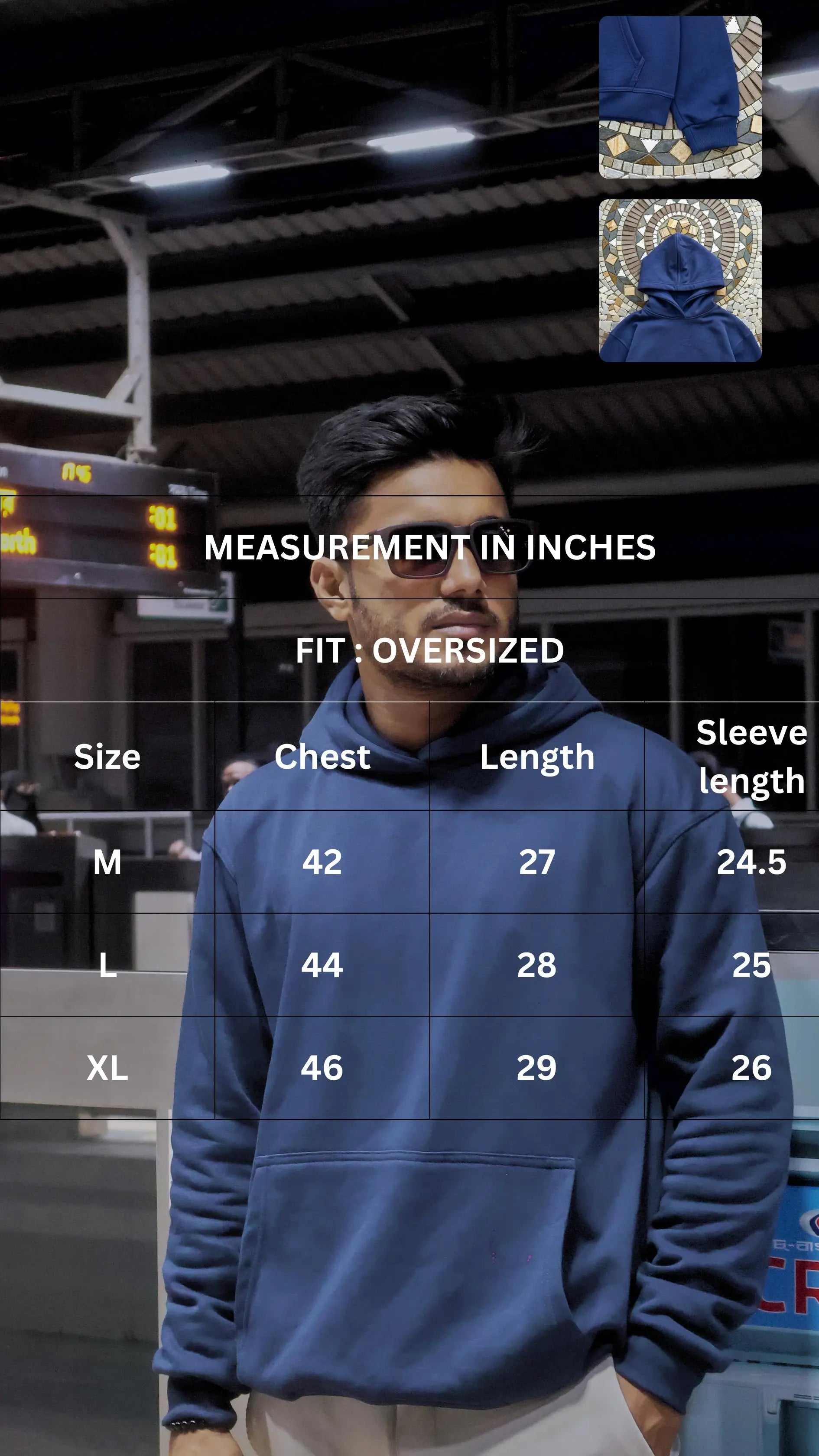 Oversized Midnight Marine