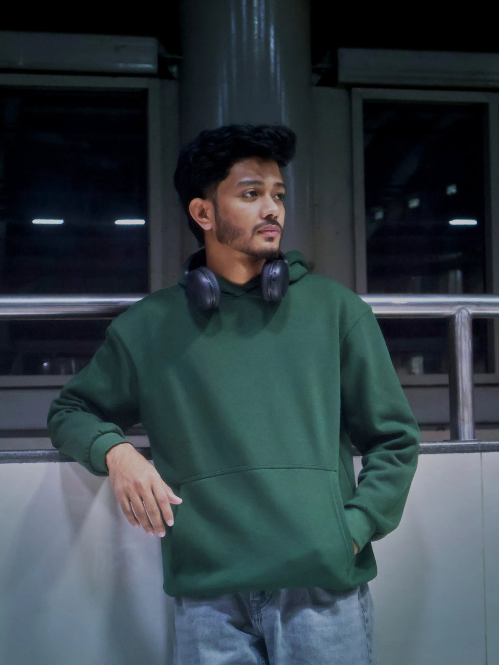 Oversized Forest Green