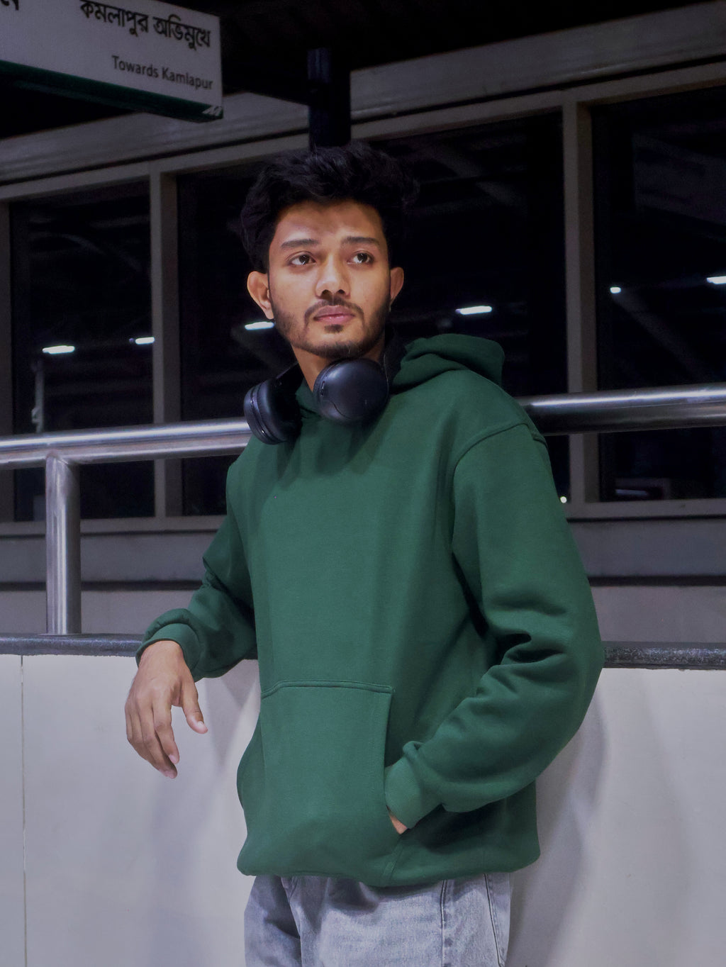 Oversize Bottle Green