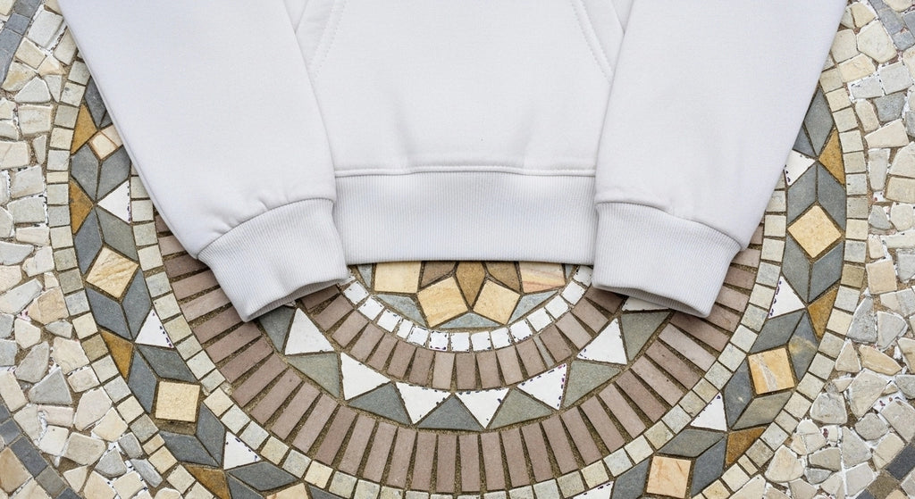 Oversized Off-White Solid Hoodie